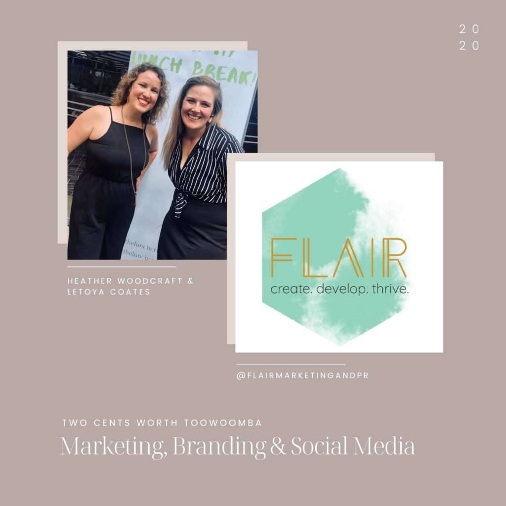 Flair Marketing | Two Cents Worth Toowoomba - Marketing, Branding & Social Media Panel